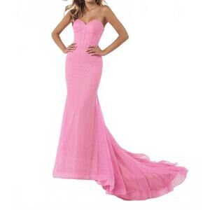 NEW STUDIO 17 women's prom dress in bright pink